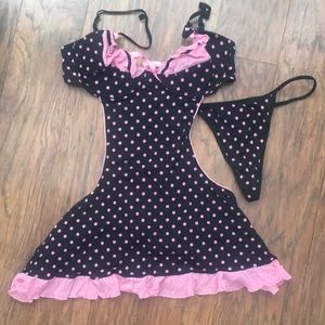 VS Sexy Little Things Bustier and Thong